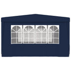 Vidaxl partytent met zijwanden professioneel 90 g m² 4x4 m blauw