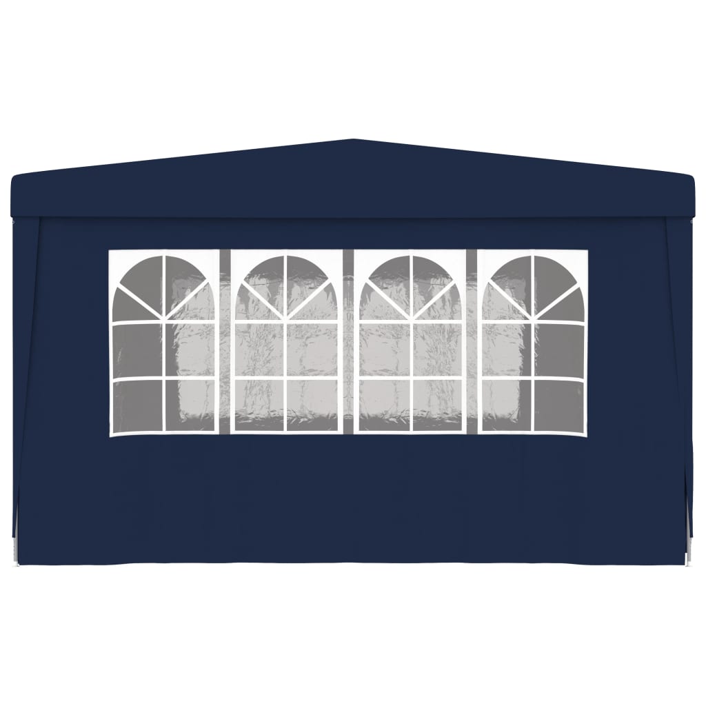 Vidaxl partytent met zijwanden professioneel 90 g m² 4x4 m blauw