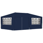 Vidaxl partytent met zijwanden professioneel 90 g m² 4x6 m blauw