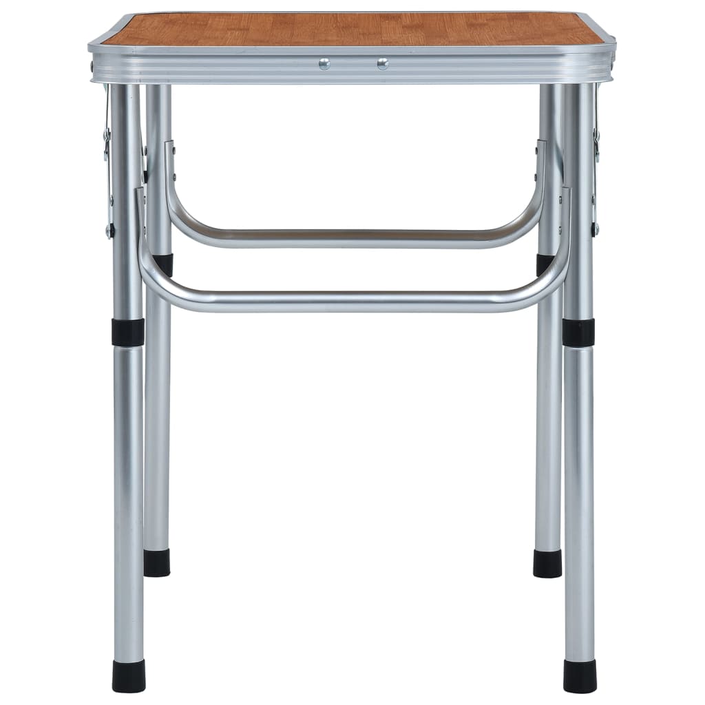 VidaXL Campingtafel inklapbaar 60x45 cm aluminium