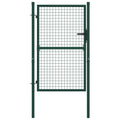 Vidaxl hekpoort staal 100x125 cm groen