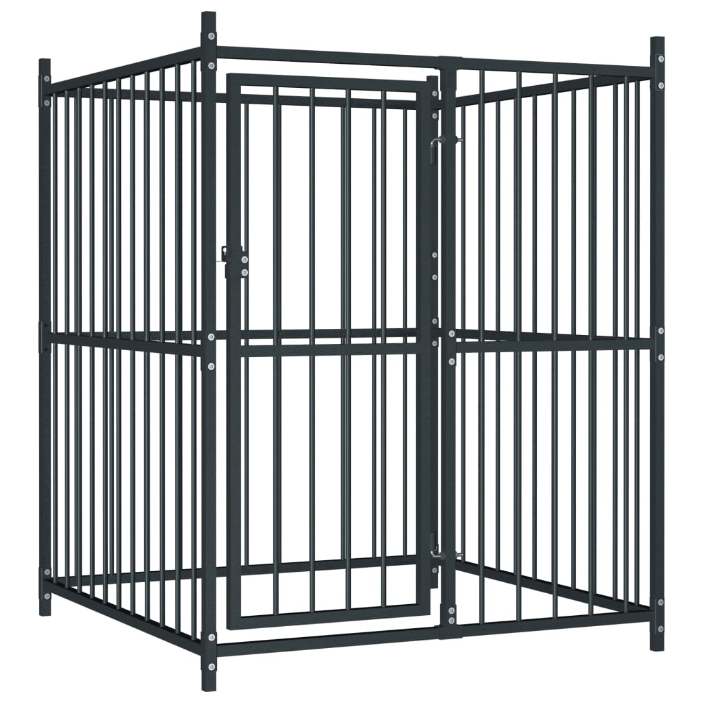 Vidaxl hondenkennel voor buiten 120x120x150 cm