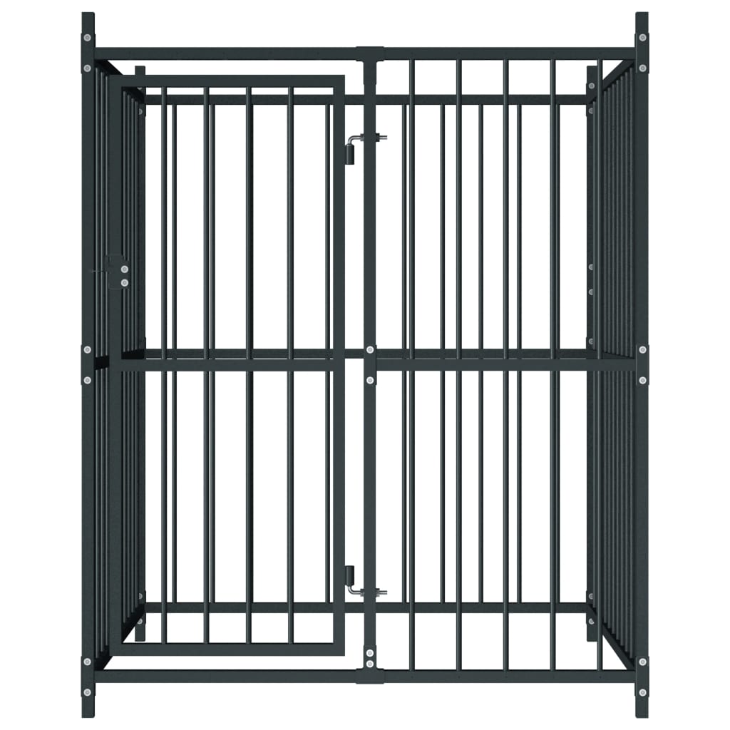 Vidaxl hondenkennel voor buiten 120x120x150 cm