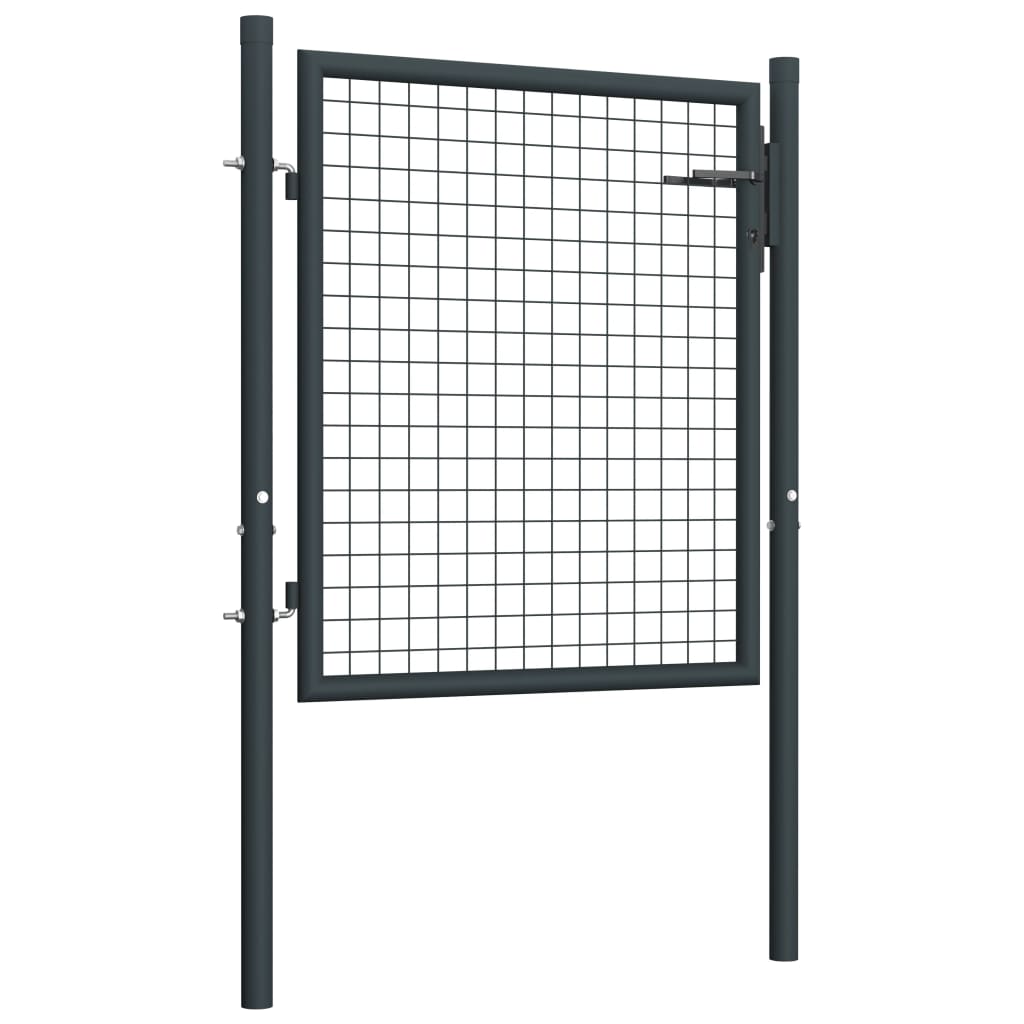 Vidaxl tuinhek van gaas gegalvaniseerd staal 100x75 cm grijs