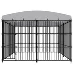 VidaXL Hondenkennel voor buiten met dak 300x300x210 cm