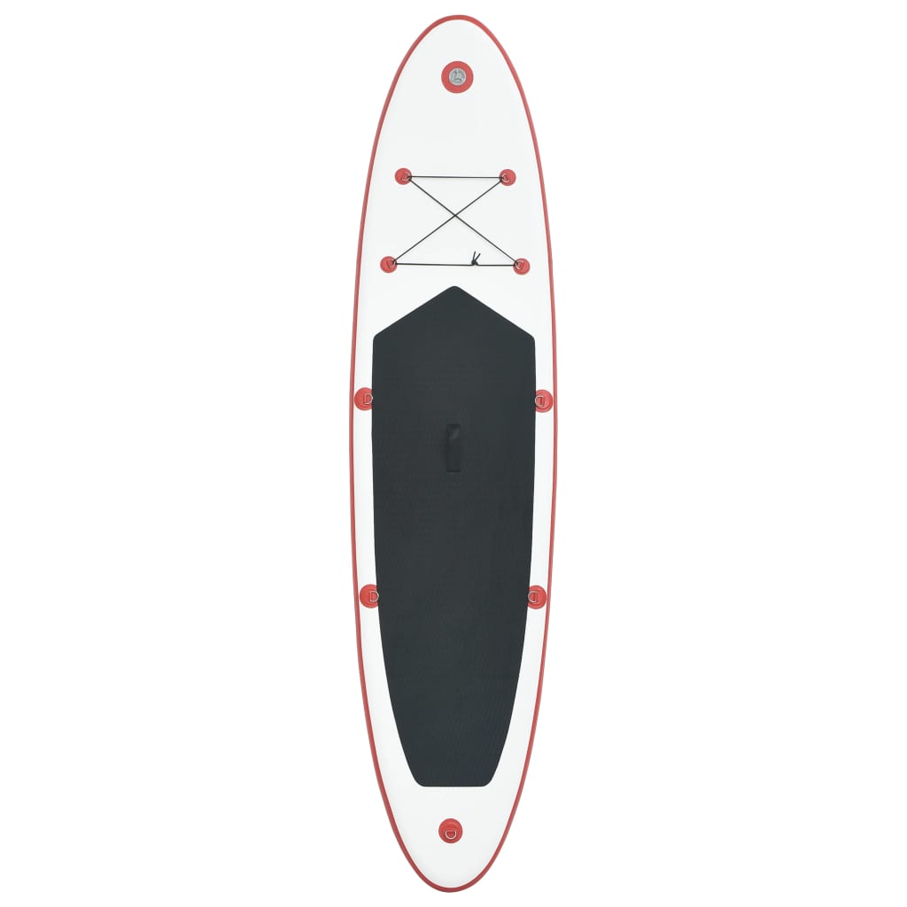 Vidaxl stand up paddleboardset opblaasbaar rood en wit