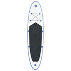 Vidaxl stand up paddleboardset opblaasbaar blauw en wit