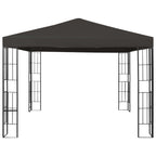 VidaXL Prieel 3x3 m antraciet