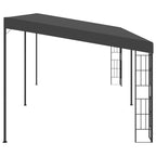 VidaXL Wandprieel 3x6 m stof antracietkleurig