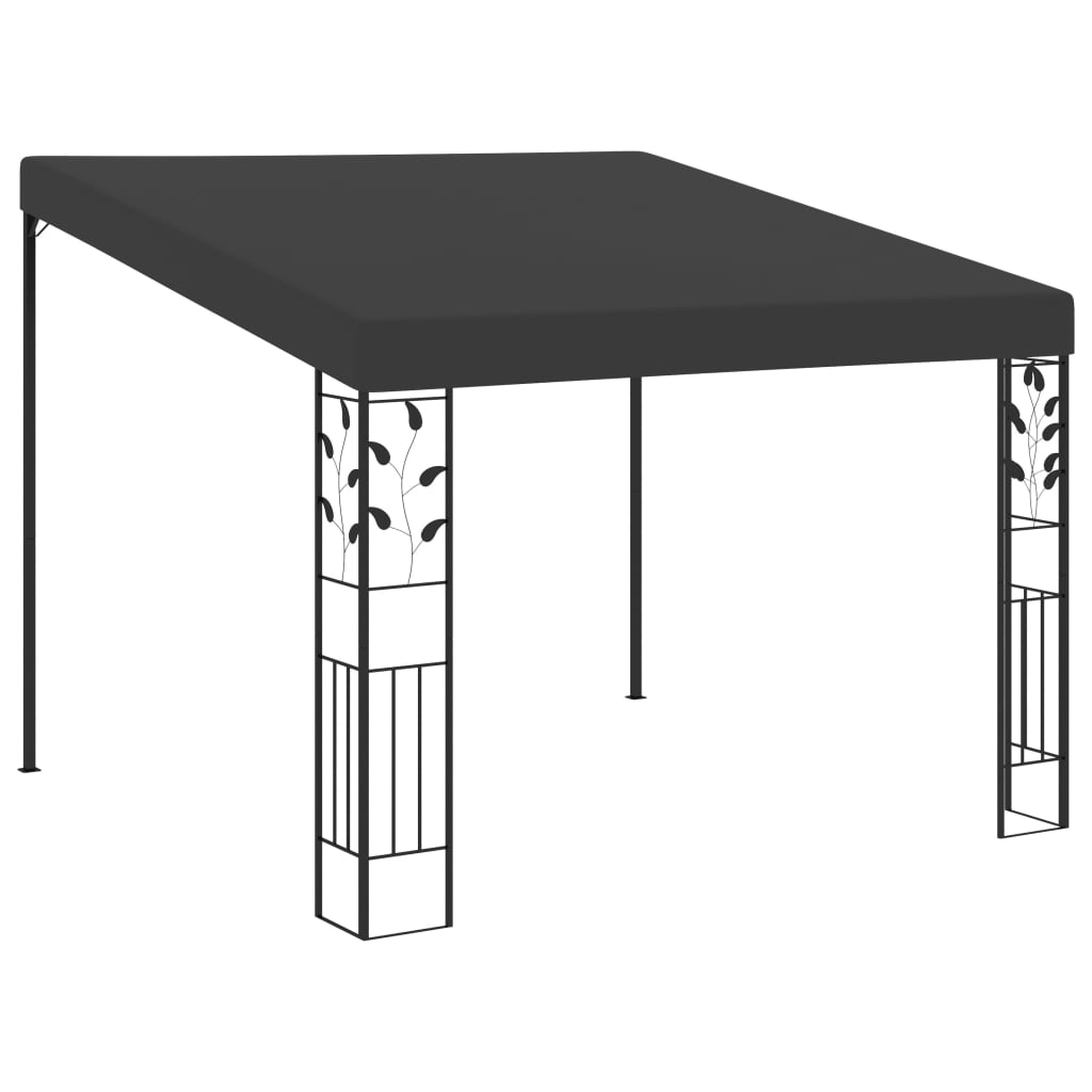 Vidaxl wandprieel 3x3x2,5 m antraciet