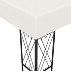 Vidaxl prieel 3x3 m stof crème
