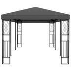 VidaXL Prieel 3x6 m stof antraciet