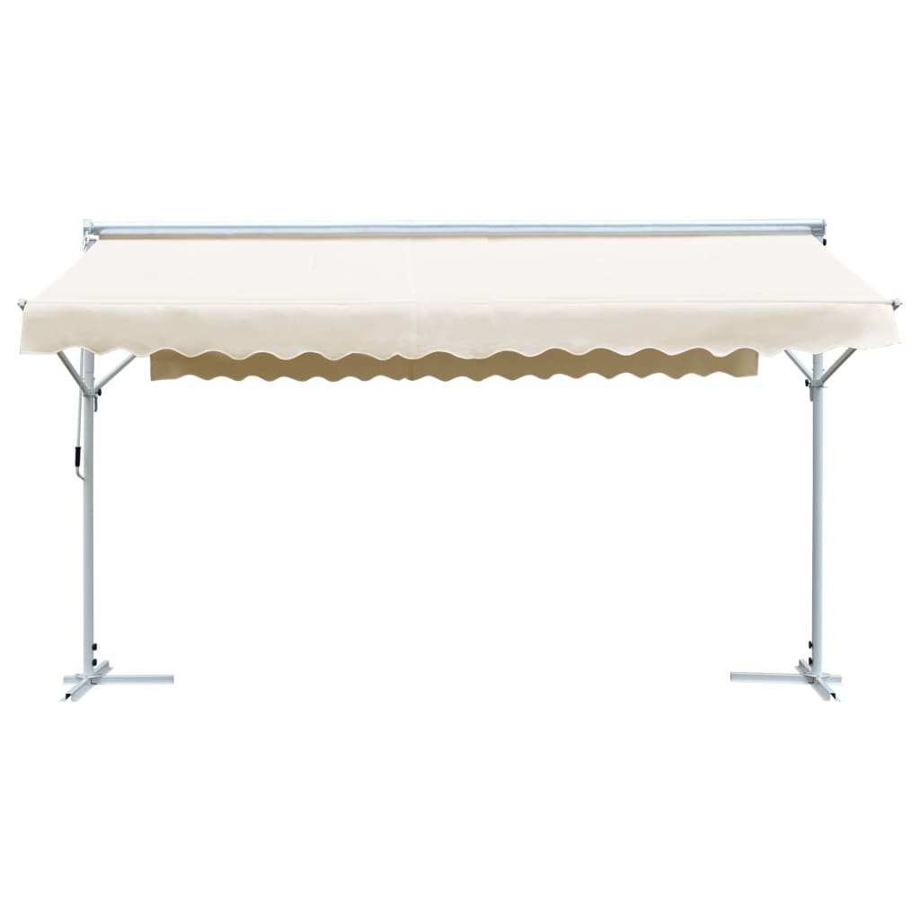 VidaXL Luifel vrijstaand 500x300 cm crème
