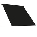 Vidaxl luifel uittrekbaar 100x150 cm antraciet
