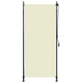 Vidaxl rolgordijn voor buiten 100x270 cm crème