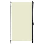 Vidaxl rolgordijn voor buiten 120x270 cm crème