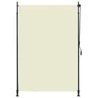 Vidaxl rolgordijn voor buiten 150x270 cm crème