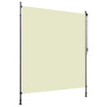 Vidaxl rolgordijn voor buiten 200x270 cm crème