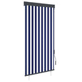 VidaXL Rolgordijn voor buiten 100x250 cm blauw en wit