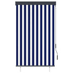 VidaXL Rolgordijn voor buiten 100x250 cm blauw en wit