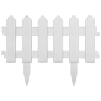 Vidaxl gazonranden 25 st 10 m pp wit
