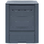 Vidaxl compostbakken 3 st 780 l 60x60x73 cm grijs