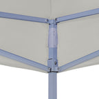 Vidaxl partytent professioneel inklapbaar 2x2 m staal crème
