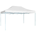 Vidaxl partytent inklapbaar 280x410x315 cm staal wit