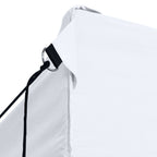 Vidaxl partytent met 3 zijwanden inklapbaar 280x410x315 cm staal wit