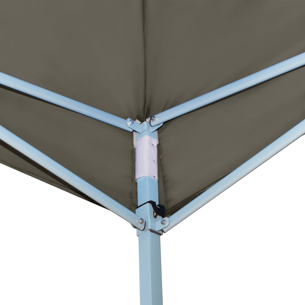 VidaXL Prieel inklapbaar 5x5 m antraciet