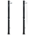 Vidaxl solardouche 20 l 220 cm zwart