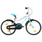 VidaXL Kinderfiets 18 inch blauw en wit