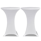 Vidaxl statafelhoes 4 st stretch ø60 cm wit