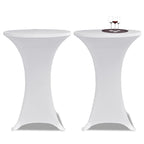 Vidaxl statafelhoes 4 st stretch ø80 cm wit