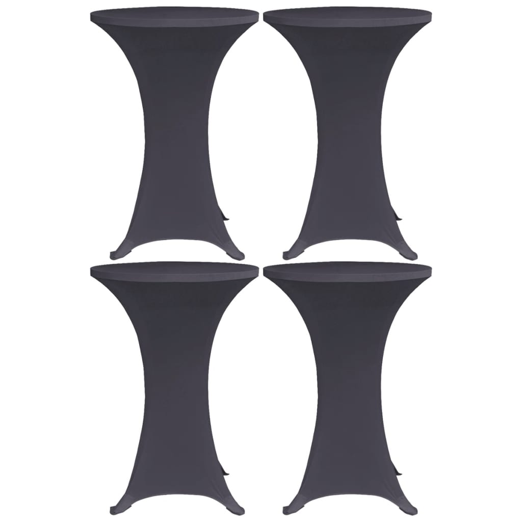 Vidaxl tafelhoes stretch 4 st 80 cm antraciet