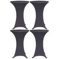 Vidaxl tafelhoes stretch 4 st 80 cm antraciet