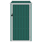 Vidaxl tuinschuur 87x98x159 cm gegalvaniseerd staal groen