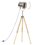 Vidaxl vloerlamp driepoot 140 cm massief mangohout