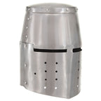 Vidaxl ridderhelm middeleeuws replica larp staal zilverkleurig