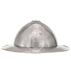 Vidaxl ridderhelm middeleeuws replica larp staal zilverkleurig