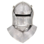 Vidaxl ridderhelm middeleeuws replica larp staal zilverkleurig