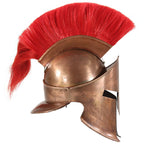 Vidaxl soldatenhelm grieks replica larp staal koperkleurig