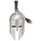 Vidaxl soldatenhelm grieks replica larp staal zilverkleurig