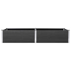 VidaXL Plantenbak verhoogd 300x100x54 cm HKC grijs