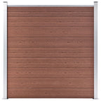 Vidaxl schutting 180x186 cm hkc bruin