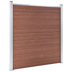 Vidaxl schutting 180x186 cm hkc bruin