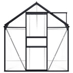 VidaXL Tuinkas 5,89 m³ aluminium antracietkleurig
