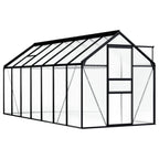VidaXL Tuinkas 8,17 m³ aluminium antracietkleurig