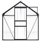 VidaXL Tuinkas 8,17 m³ aluminium antracietkleurig
