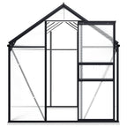 VidaXL Tuinkas met basisframe 4,75 m² aluminium antracietkleurig